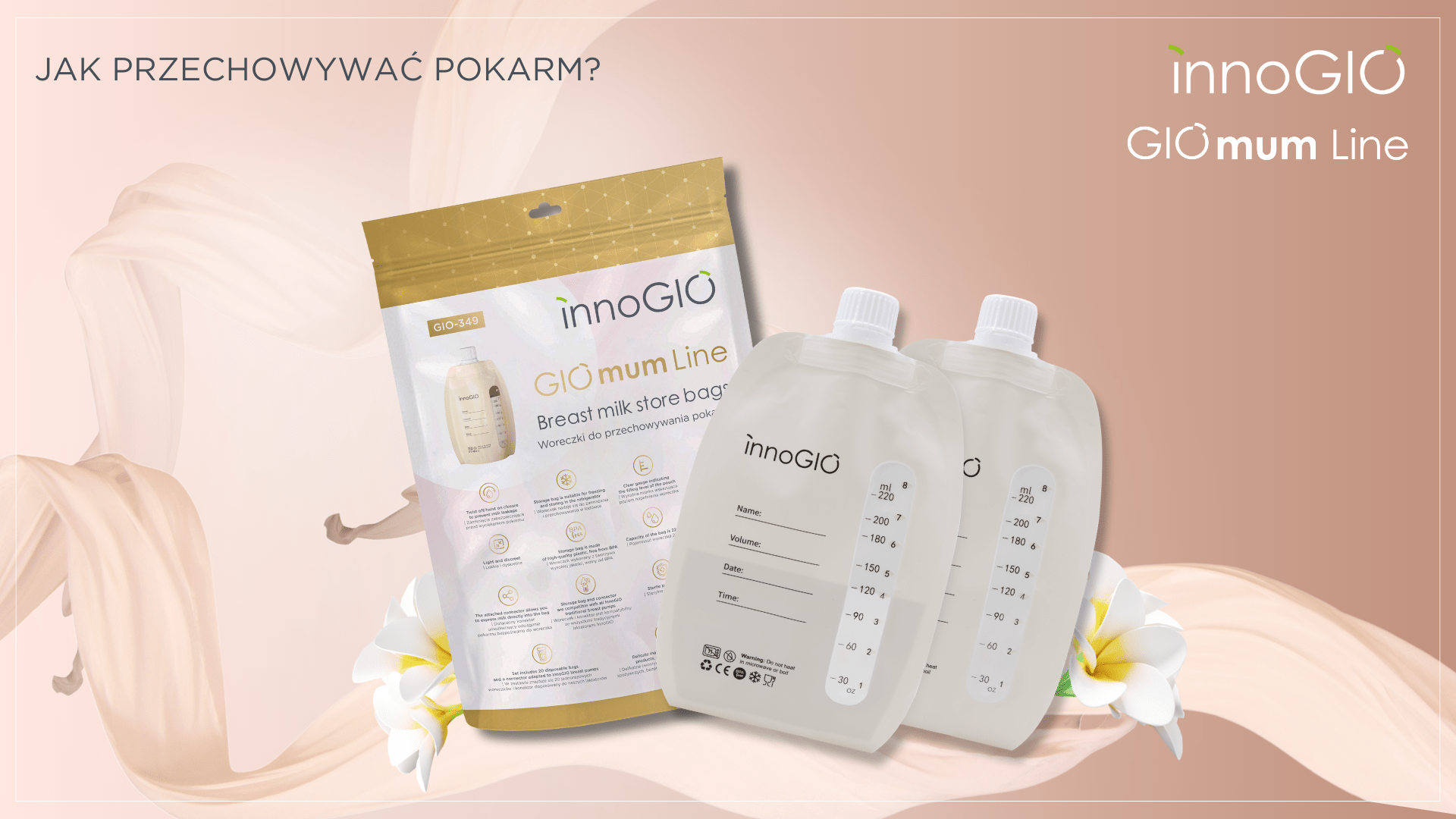 Woreczki na pokarm innogio