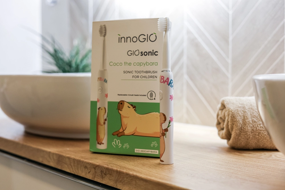 Soniczna szczoteczka dla dzieci GIOcapybara GIO-454