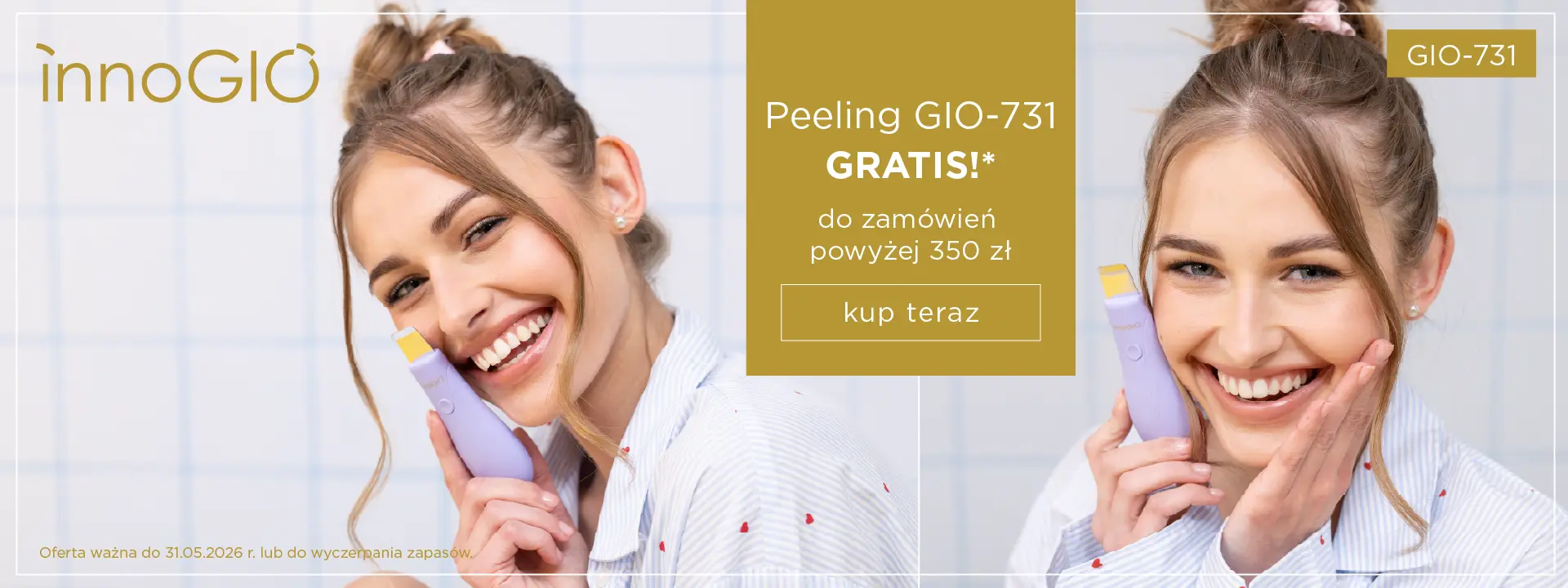 Obrazek przedstawiający najnowsze akcesoria do urody z linii Beauty w ofercie InnoGIO