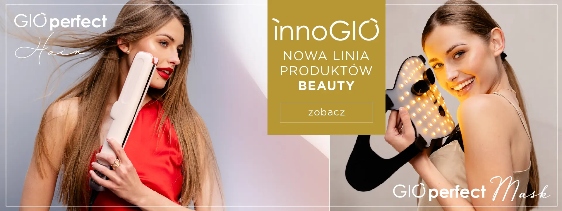 Obrazek przedstawiający najnowsze akcesoria do urody z linii Beauty w ofercie InnoGIO